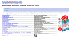 Desktop Screenshot of countrymusic-news.com