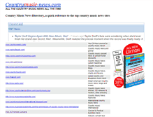 Tablet Screenshot of countrymusic-news.com